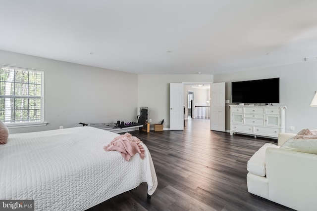 13301 Windjammer Ct, Hughesville, MD 20637 - bedroom featuring dark wood-style flooring