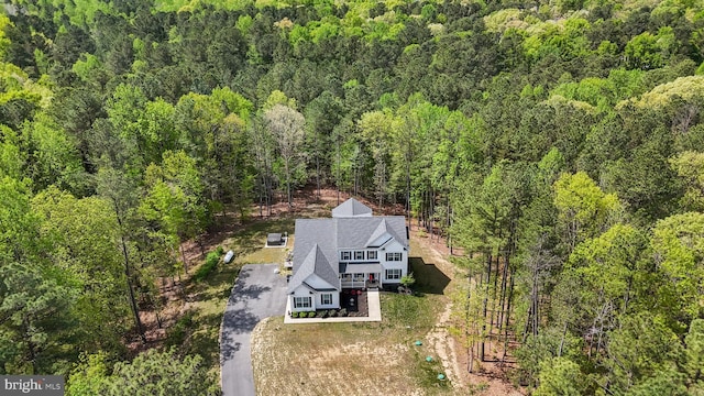 13301 Windjammer Ct, Hughesville, MD 20637 - bird's eye view featuring a view of trees
