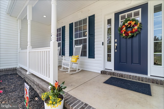 13301 Windjammer Ct, Hughesville, MD 20637 - property entrance featuring a porch