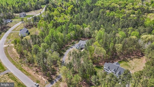 13301 Windjammer Ct, Hughesville, MD 20637 - drone / aerial view with a forest view