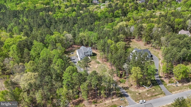 13301 Windjammer Ct, Hughesville, MD 20637 - aerial view with a view of trees