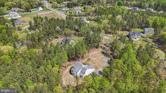 13301 Windjammer Ct, Hughesville, MD 20637 - birds eye view of property with a forest view
