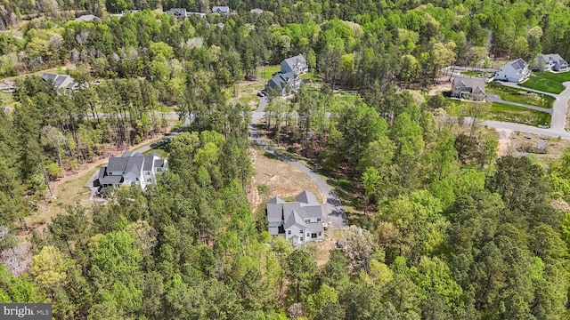 13301 Windjammer Ct, Hughesville, MD 20637 - birds eye view of property featuring a forest view