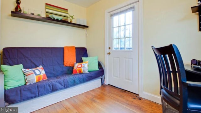5010 54th Pl, Hyattsville, MD 20781 - mudroom with baseboards and wood finished floors