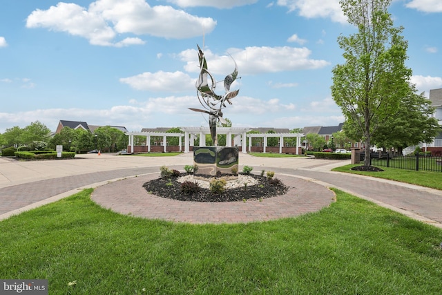2 N Commerce Sq Unit 303, Trenton, NJ 08691 - surrounding community featuring a yard, a pergola, and fence