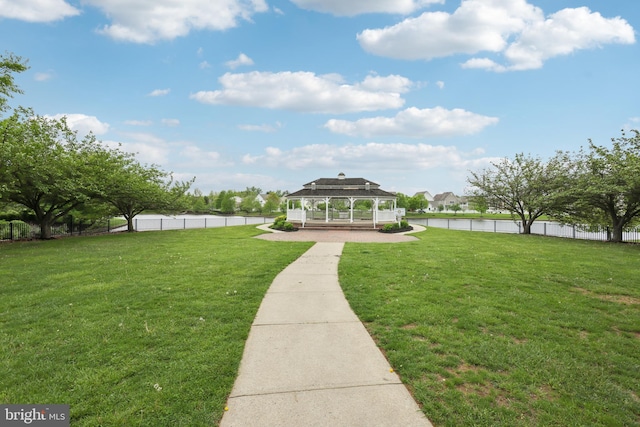 2 N Commerce Sq Unit 303, Trenton, NJ 08691 - view of yard featuring a gazebo and fence