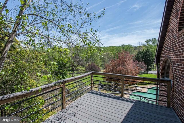 1 Fox Field Ct, Reisterstown, MD 21136 - deck featuring a view of trees