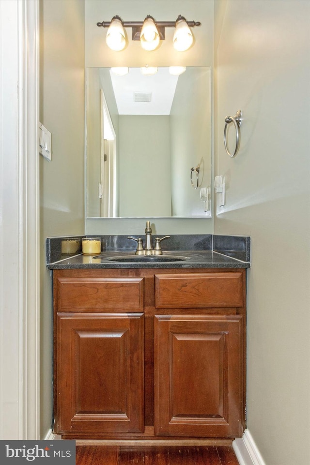 4083 Reels Mill Rd, Frederick, MD 21704 - bathroom with vanity and baseboards