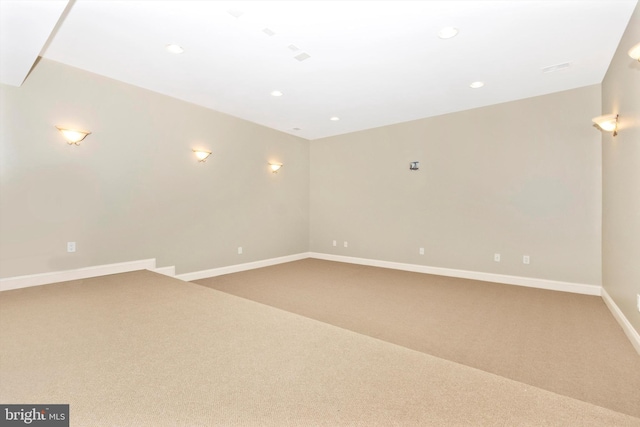 4083 Reels Mill Rd, Frederick, MD 21704 - empty room featuring carpet flooring, recessed lighting, and baseboards