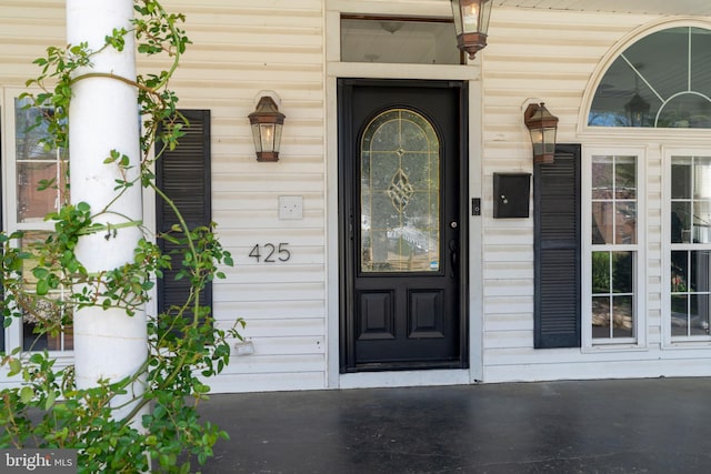 view of entrance to property