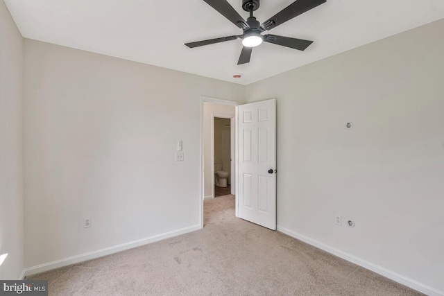 11620 Myrtle Oak Ct, Waldorf, MD 20601 - carpeted spare room featuring baseboards and a ceiling fan
