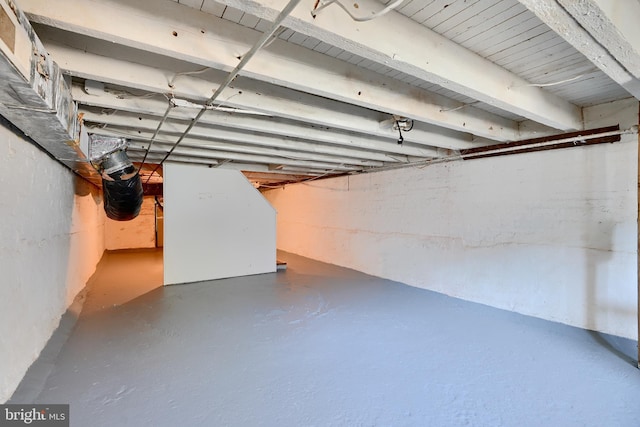 806 W 35th St, Baltimore, MD 21211 - view of unfinished below grade area