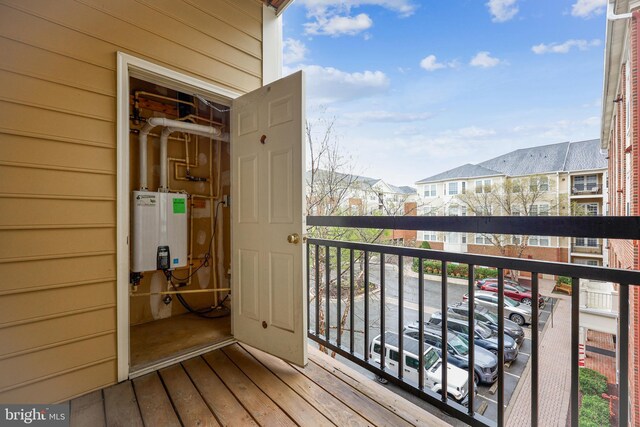 701 Fallsgrove Dr Unit 314, Rockville, MD 20850 - balcony with water heater