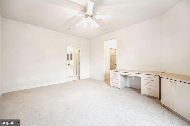 701 Fallsgrove Dr Unit 314, Rockville, MD 20850 - unfurnished office with ceiling fan and light colored carpet