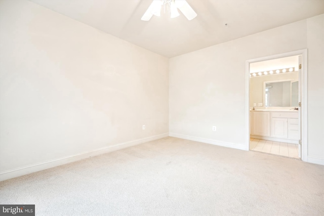701 Fallsgrove Dr Unit 314, Rockville, MD 20850 - spare room featuring light colored carpet, ceiling fan, and lofted ceiling