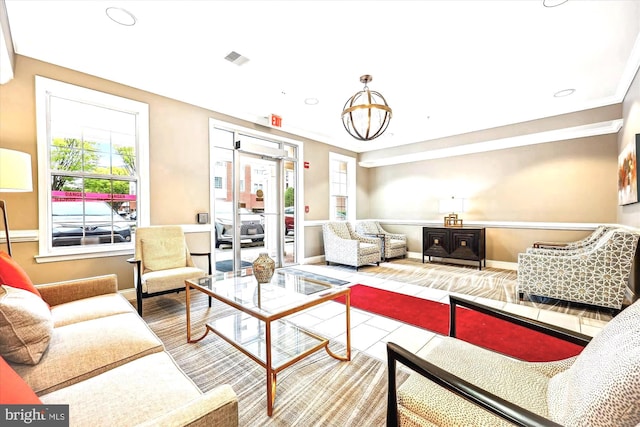 701 Fallsgrove Dr Unit 314, Rockville, MD 20850 - living room featuring recessed lighting and wood finished floors