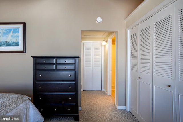 312 Severn Ave Unit W 401, Annapolis, MD 21403 - bedroom with carpet, a closet, and attic access