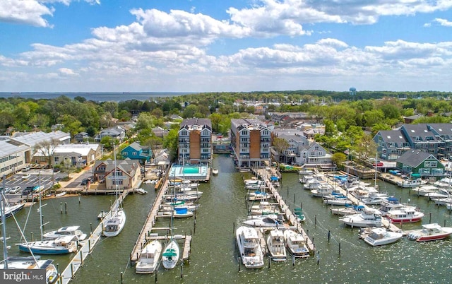 312 Severn Ave Unit W 401, Annapolis, MD 21403 - aerial view of a large body of water