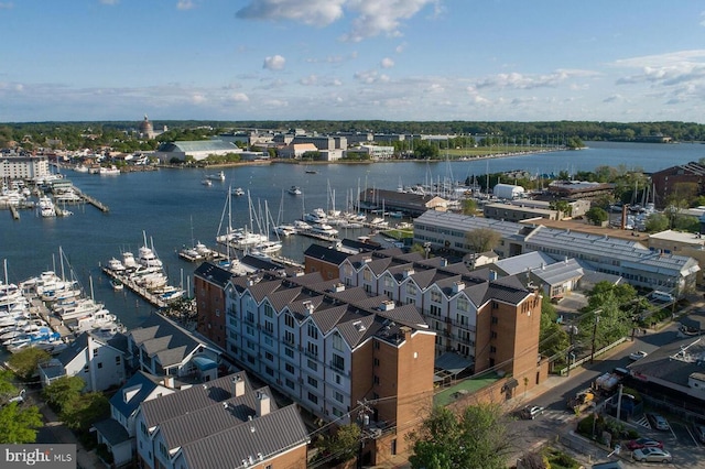 312 Severn Ave Unit W 401, Annapolis, MD 21403 - aerial view of a large body of water