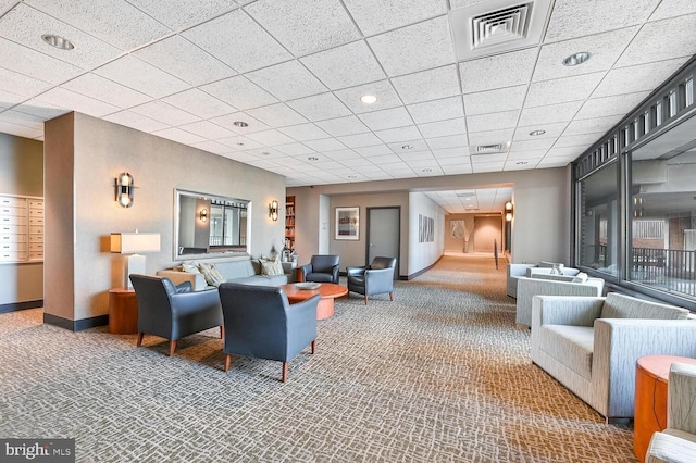 312 Severn Ave Unit W 401, Annapolis, MD 21403 - building lobby with a drop ceiling