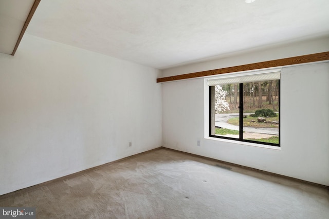 390 S Bryn Mawr Ave, Bryn Mawr, PA 19010 - spare room with carpet, visible vents, and baseboards