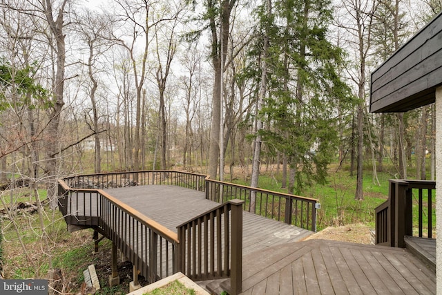 390 S Bryn Mawr Ave, Bryn Mawr, PA 19010 - view of wooden deck