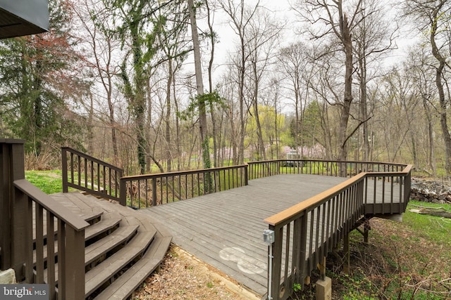 390 S Bryn Mawr Ave, Bryn Mawr, PA 19010 - view of wooden terrace