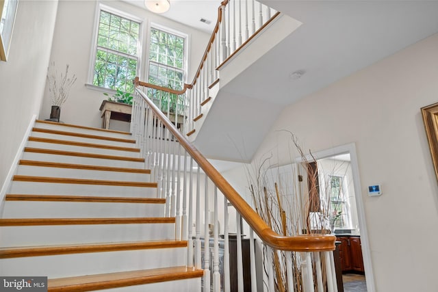 208 Biggs Purchase Ln, Lothian, MD 20711 - stairs featuring visible vents
