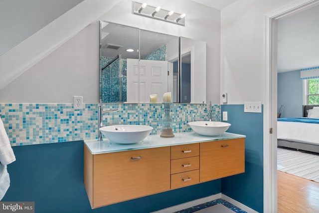 208 Biggs Purchase Ln, Lothian, MD 20711 - full bathroom with ensuite bathroom, a sink, a stall shower, and visible vents