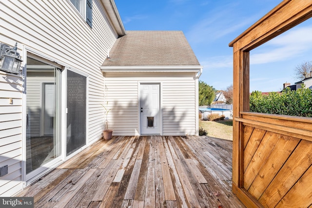 view of deck