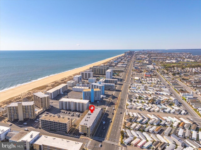 13500 Coastal Hwy Unit 201, Ocean City, MD 21842 - bird's eye view featuring a water view and a view of the beach