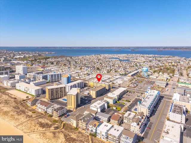 13500 Coastal Hwy Unit 201, Ocean City, MD 21842 - birds eye view of property with a water view and a view of city