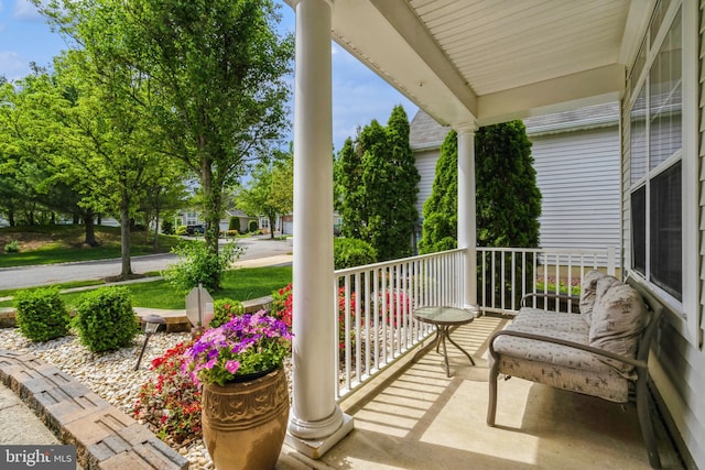 view of porch