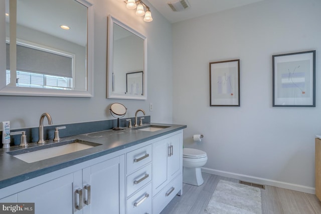 17 Fairway St, Milford, DE 19963 - full bath featuring a sink, double vanity, and visible vents