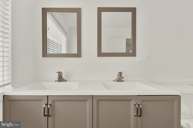 2208 Quarry Rd, Bunker Hill, WV 25413 - bathroom with double vanity and a sink