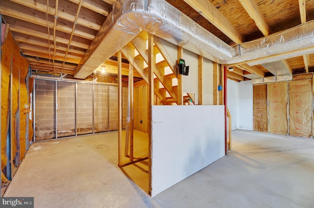 2208 Quarry Rd, Bunker Hill, WV 25413 - view of unfinished basement