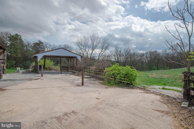10905 Keysville Rd, Emmitsburg, MD 21727 - exterior space featuring a detached carport and driveway
