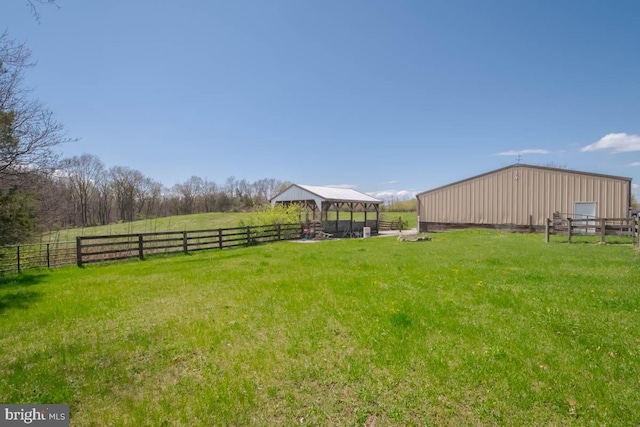 10905 Keysville Rd, Emmitsburg, MD 21727 - view of yard with a gazebo, fence, and an outbuilding