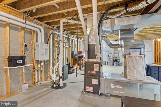 view of utility room