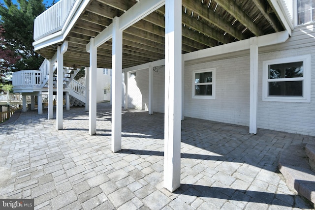 6420 Barrington Dr, Frederick, MD 21701 - view of patio / terrace with stairs