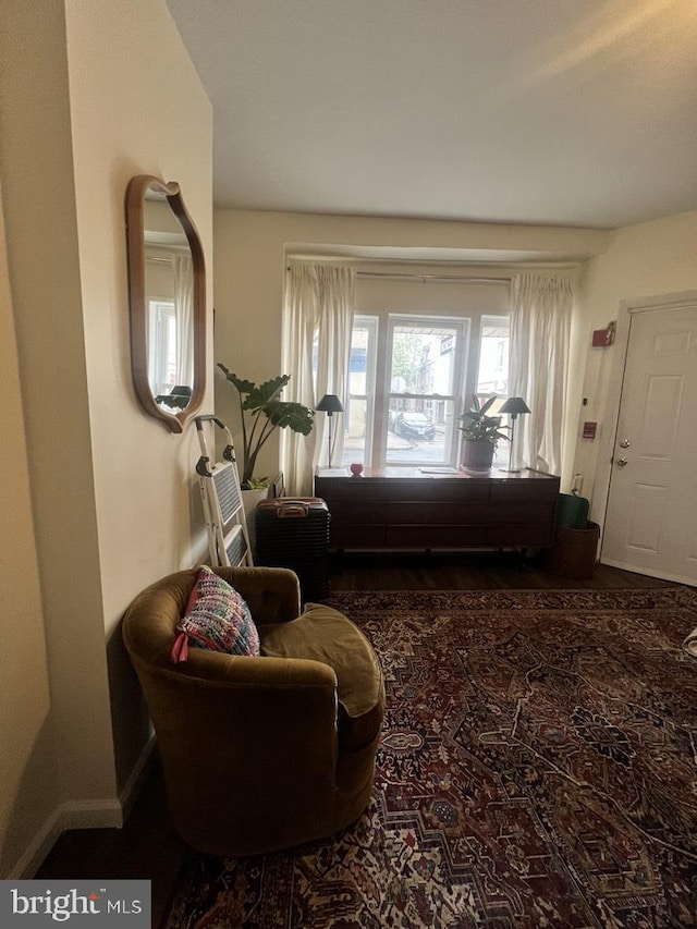 view of sitting room