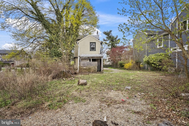 view of yard