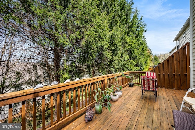 2410 Mallard Ln, Downingtown, PA 19335 - view of wooden deck
