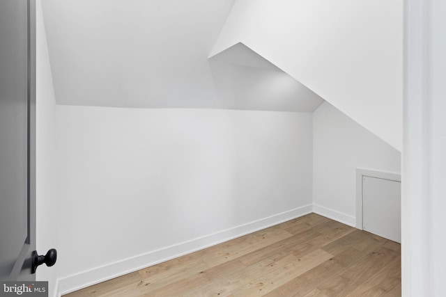 11 Bridge Rd, Lumberton, NJ 08048 - additional living space featuring vaulted ceiling, baseboards, and light wood-style flooring