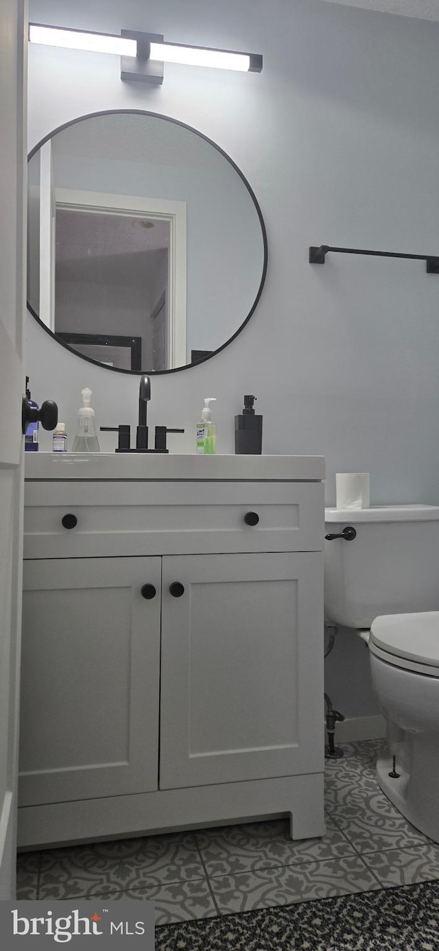 626 Felton Ave, Sharon Hill, PA 19079 - bathroom with vanity and toilet