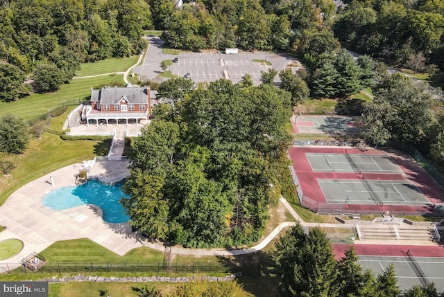 drone / aerial view