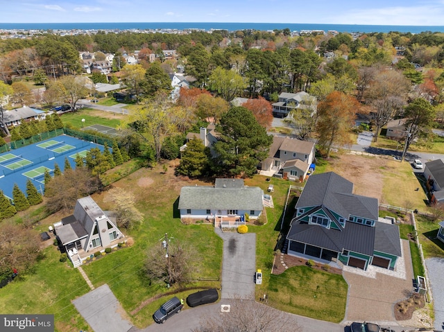 605 Old Post Ct, Bethany Beach, DE 19930 - bird's eye view with a residential view