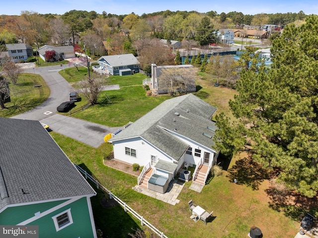 605 Old Post Ct, Bethany Beach, DE 19930 - birds eye view of property featuring a residential view