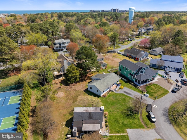 605 Old Post Ct, Bethany Beach, DE 19930 - bird's eye view with a residential view