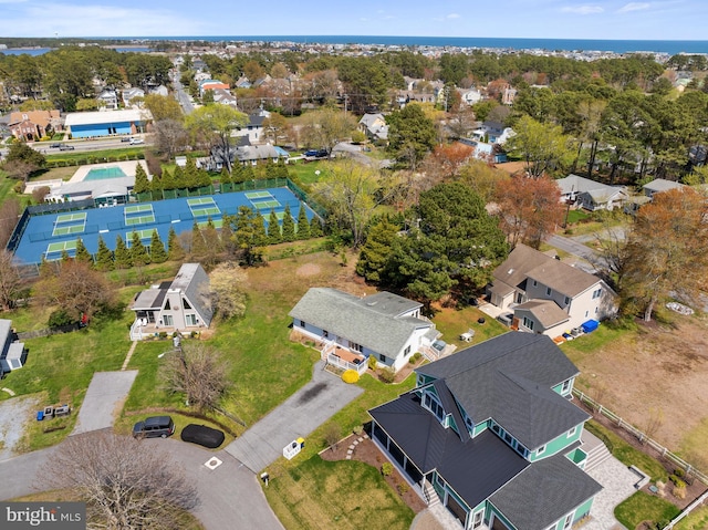 605 Old Post Ct, Bethany Beach, DE 19930 - drone / aerial view with a residential view